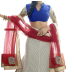 Triveni Tremendous Off White Colored Border Worked Net Jacquard Lehenga Choli